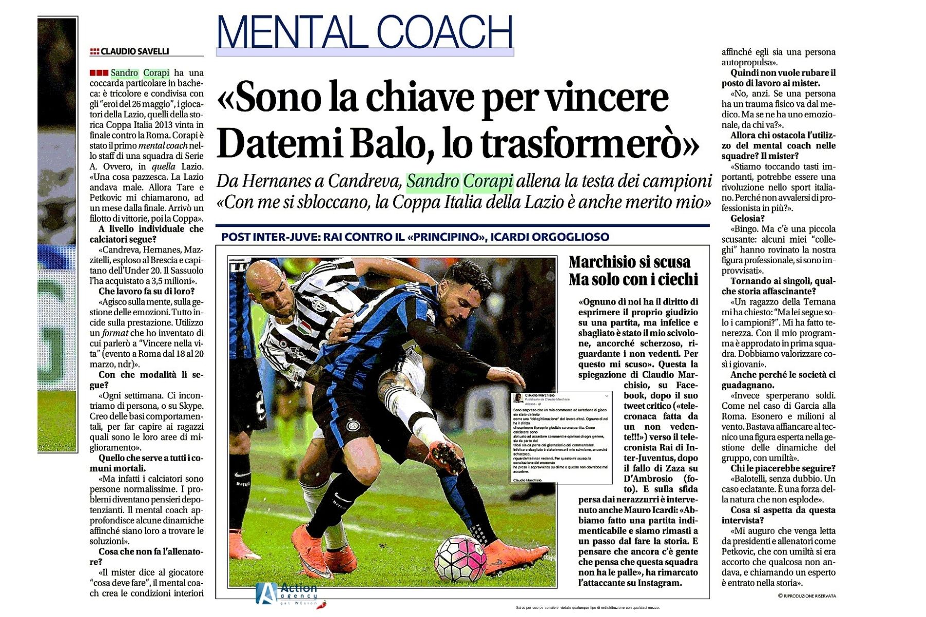 Articolo Sandro Corapi